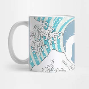 Psychodelic Kunagawa Surfer Cat Mug